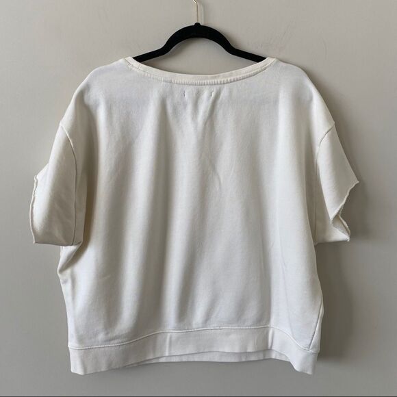 William Rast - Cropped Muscle Raw Hem Pullover - Picture 2 of 7